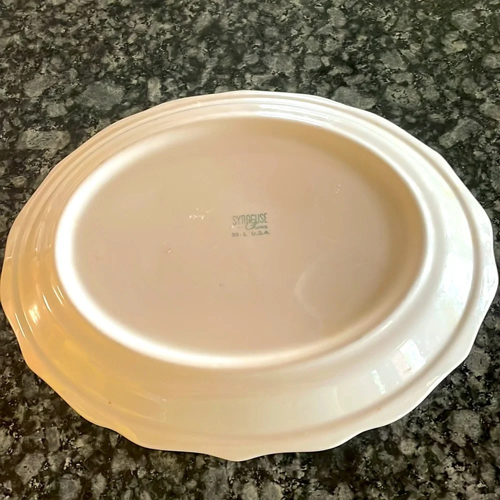 Vintage Syracuse China DOGWOOD Restaurant OVAL‎ SERVING PLATTER